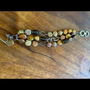 Silpada triple strand bracelet